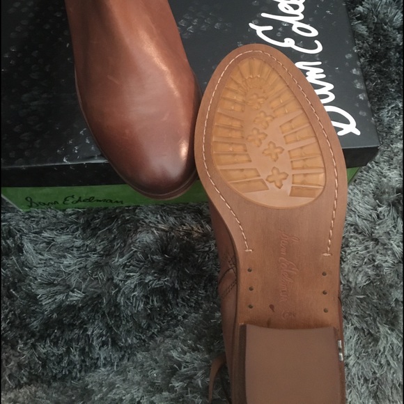 Sam Edelman size 6 1/2 Leather Almond boots NWT - Picture 8 of 8